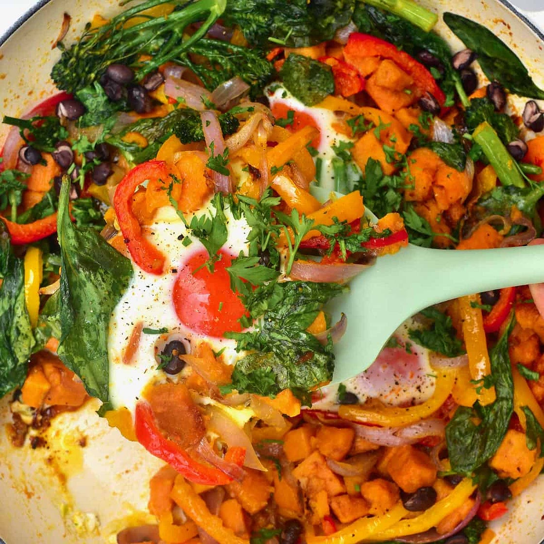 Sweet Potato Breakfast Hash (Vegetarian Hash)