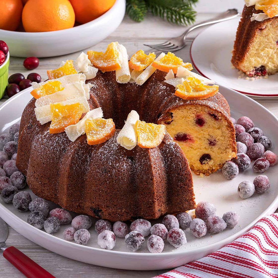 Cranberry Orange Pound Cake