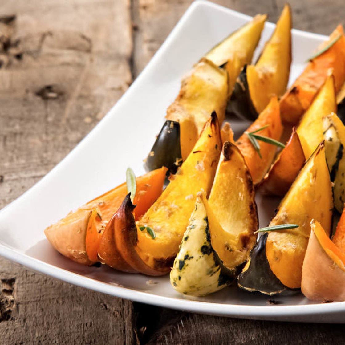 Horseradish Spiced Winter Squash