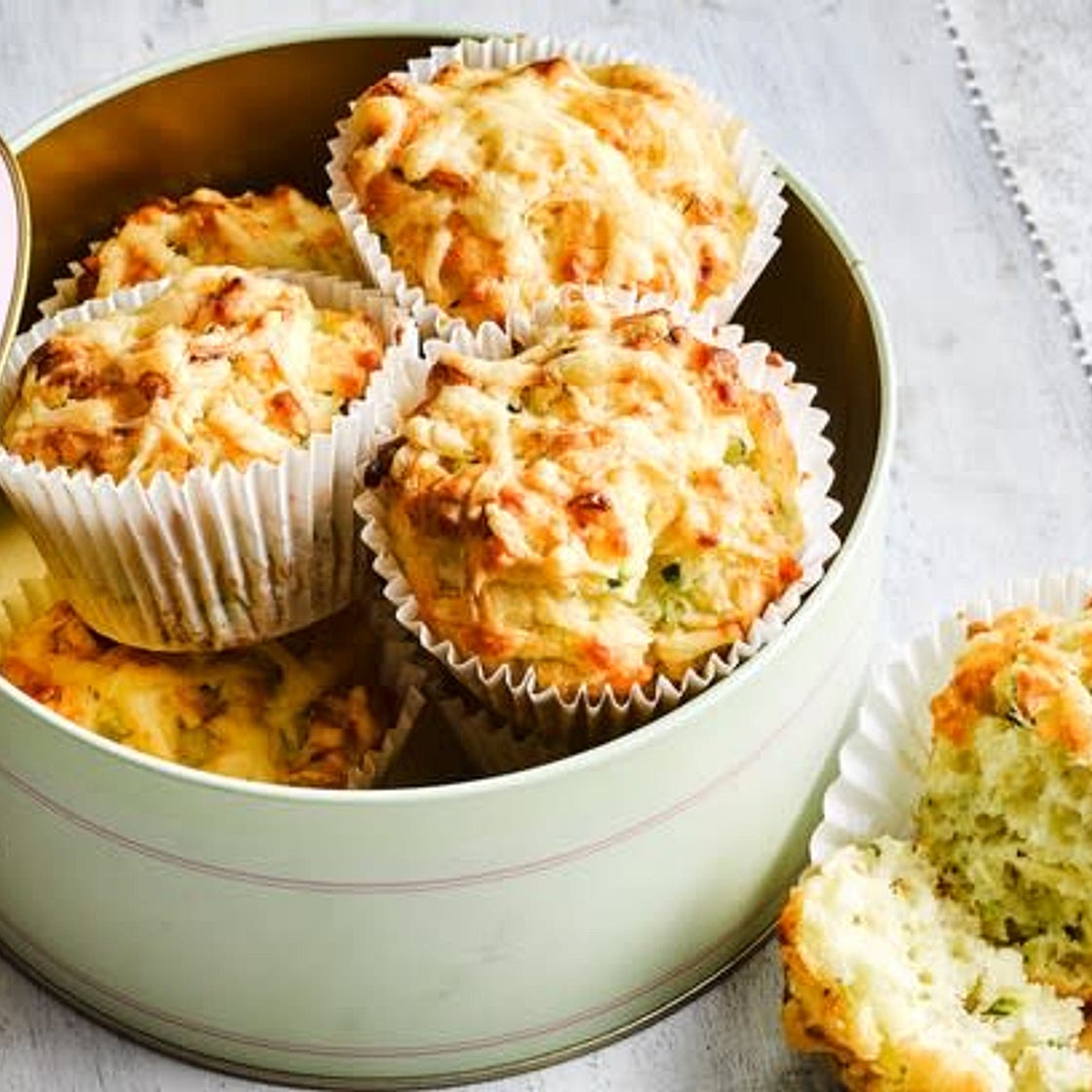 Savoury Courgette Muffins