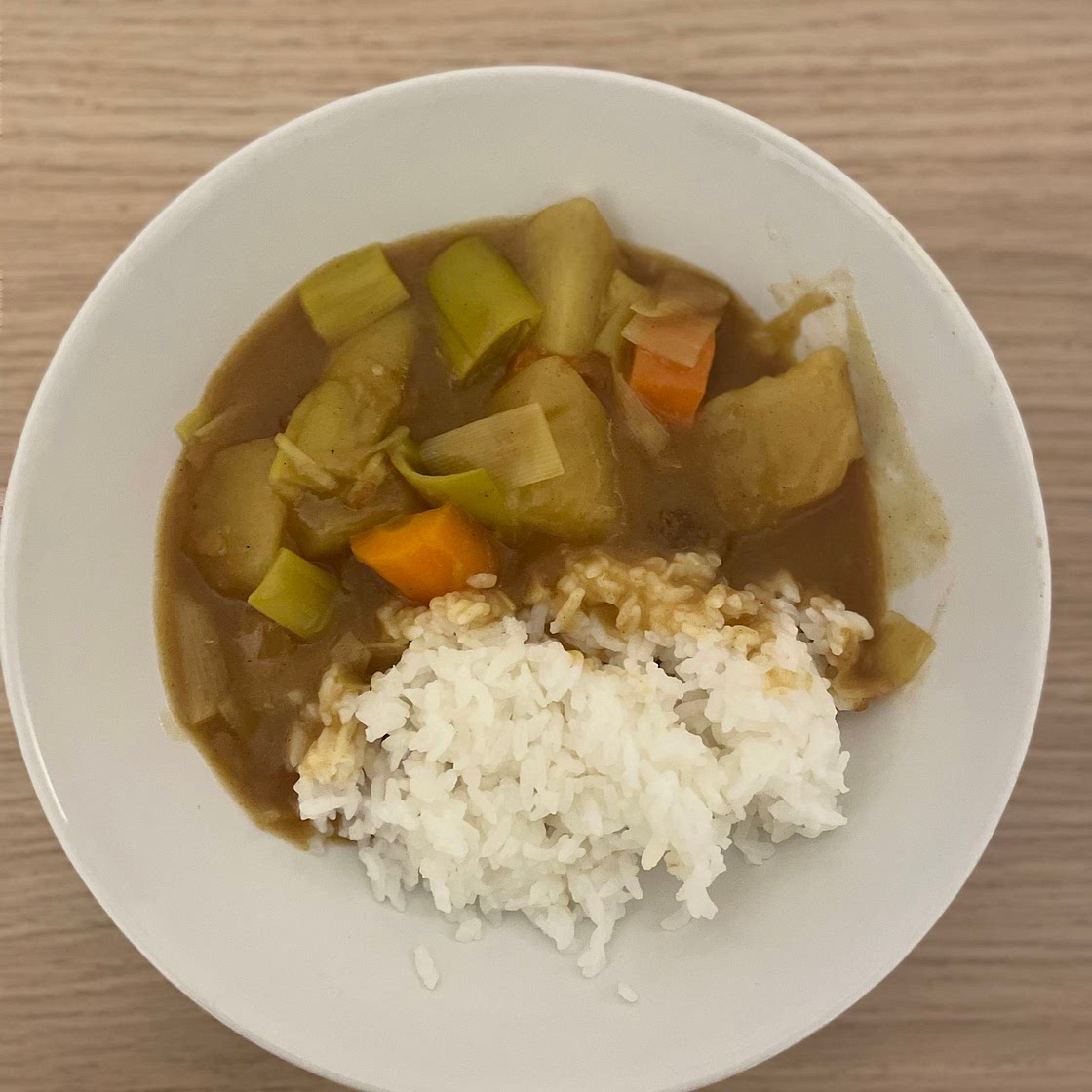 Curry japonais (version végétarienne)
