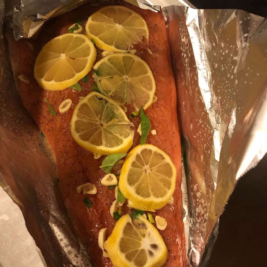 Baked Salmon in Foil