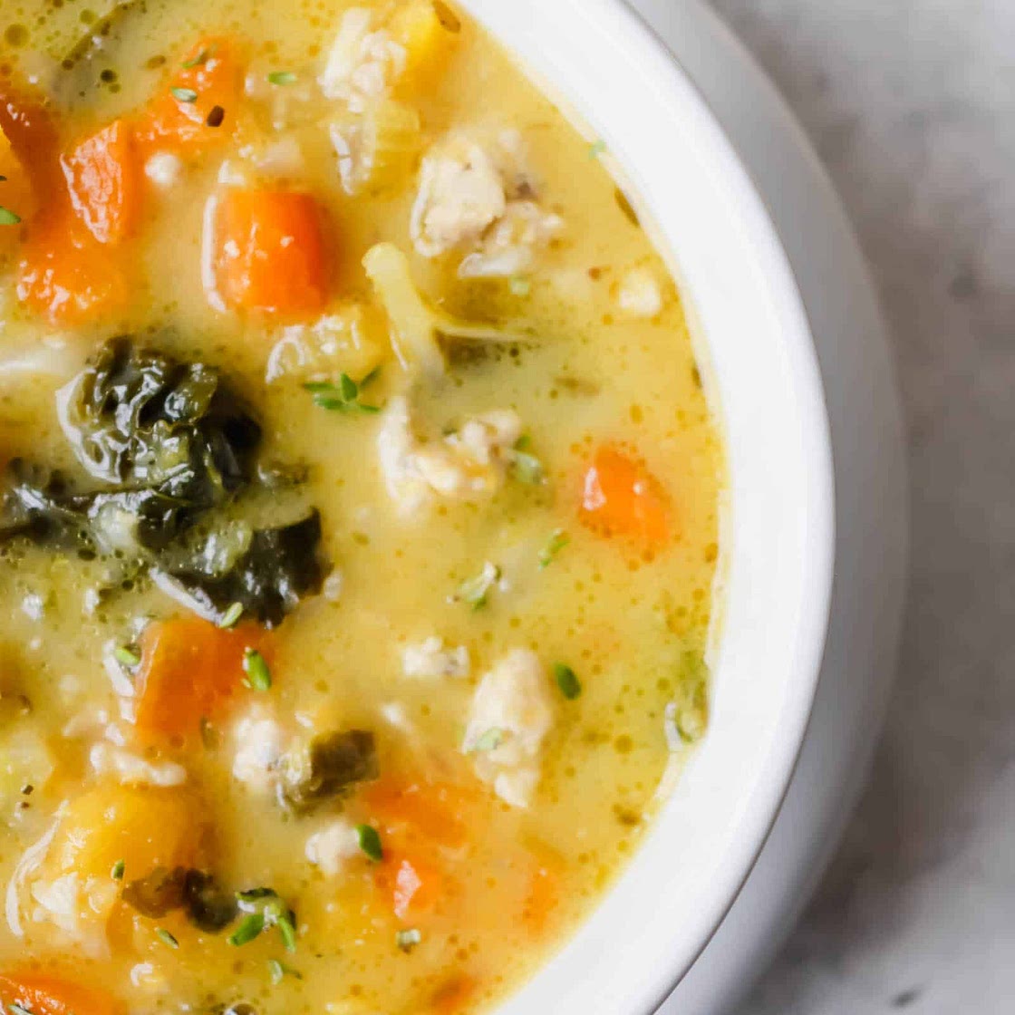 Turkey & Kale Soup (AIP, paleo, Whole30)