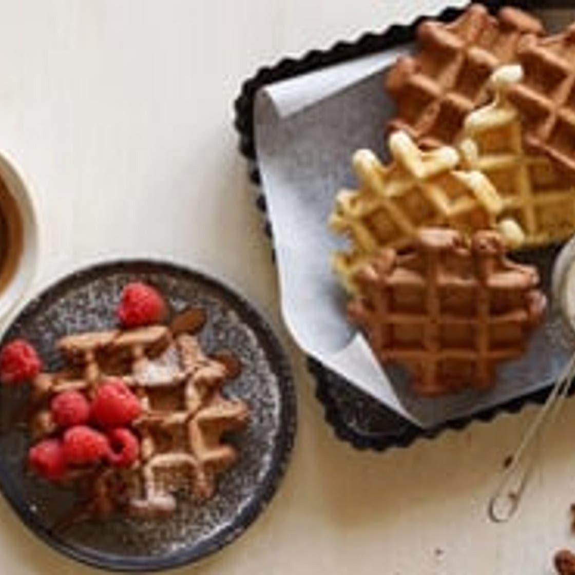 Vegane belgische Waffeln