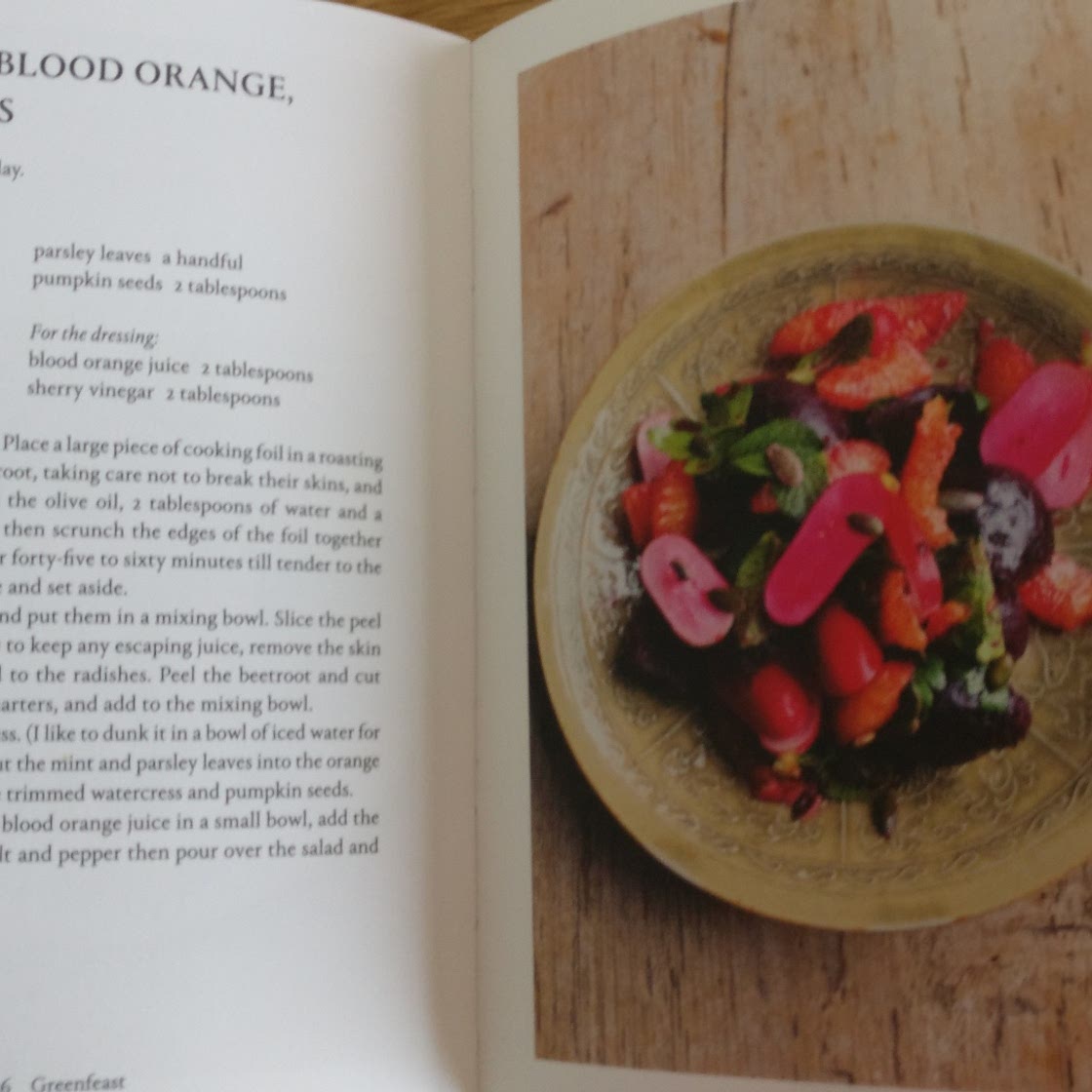 Beetroot, blood orange, watercress