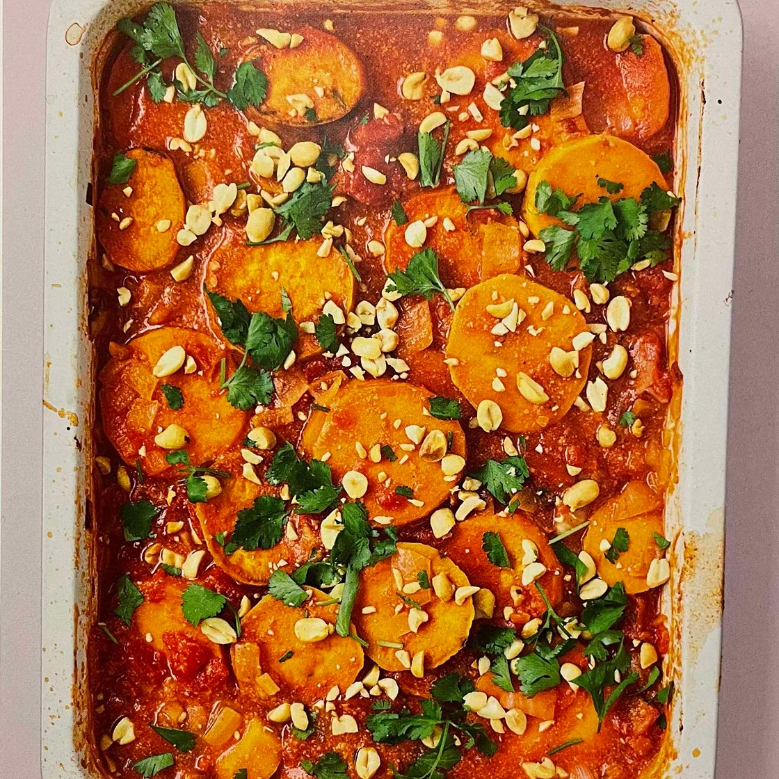 Sweet potato and groundnut stew