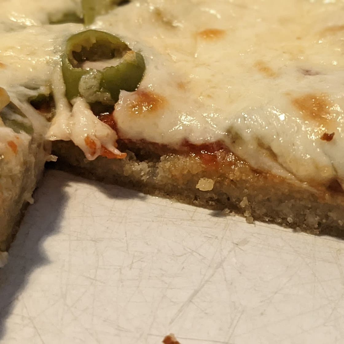 5-Ingredient Quinoa Pizza Crust (Vegan, Gluten-Free)