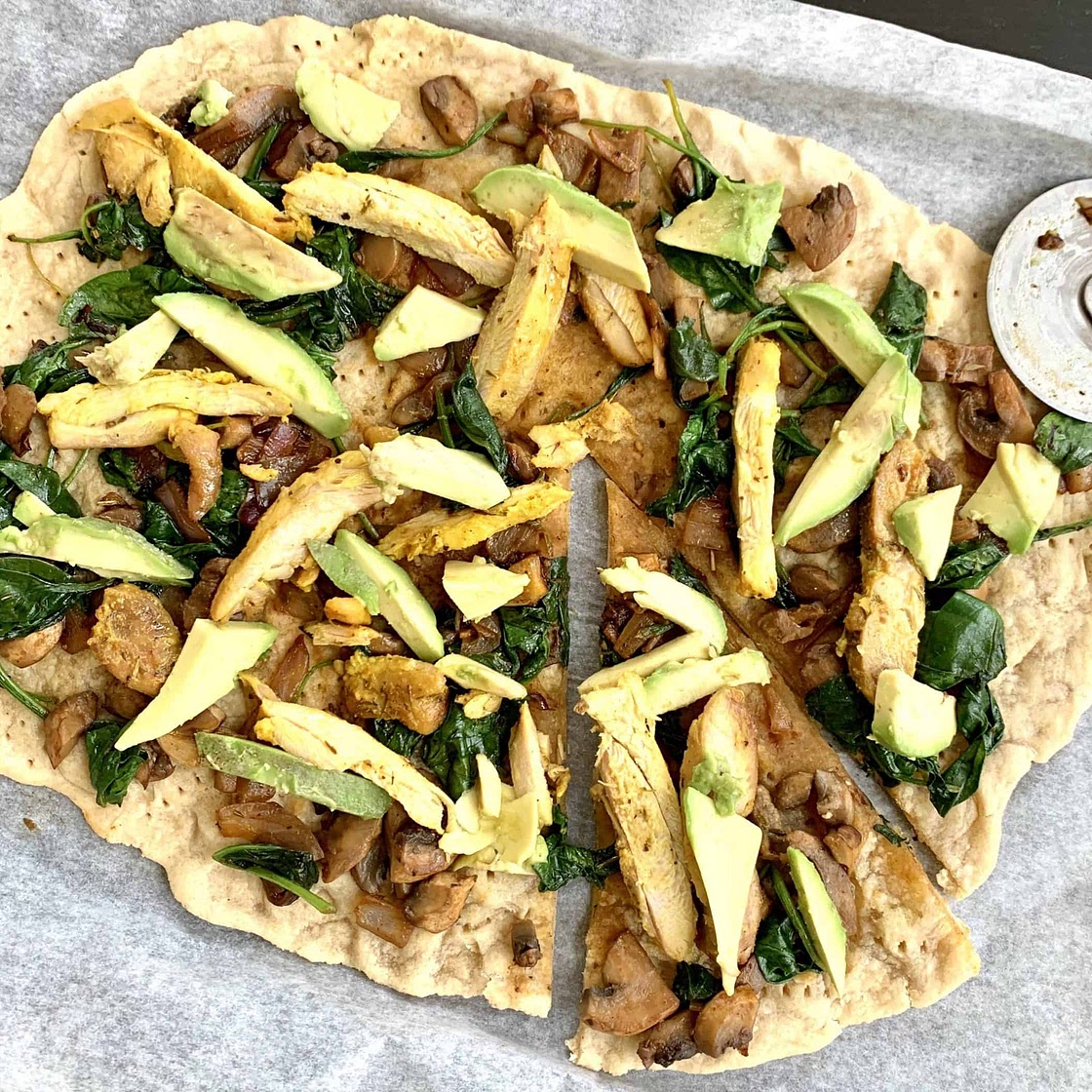Gluten free and Grain free Pizza Crust (Paleo, AIP, Vegan)
