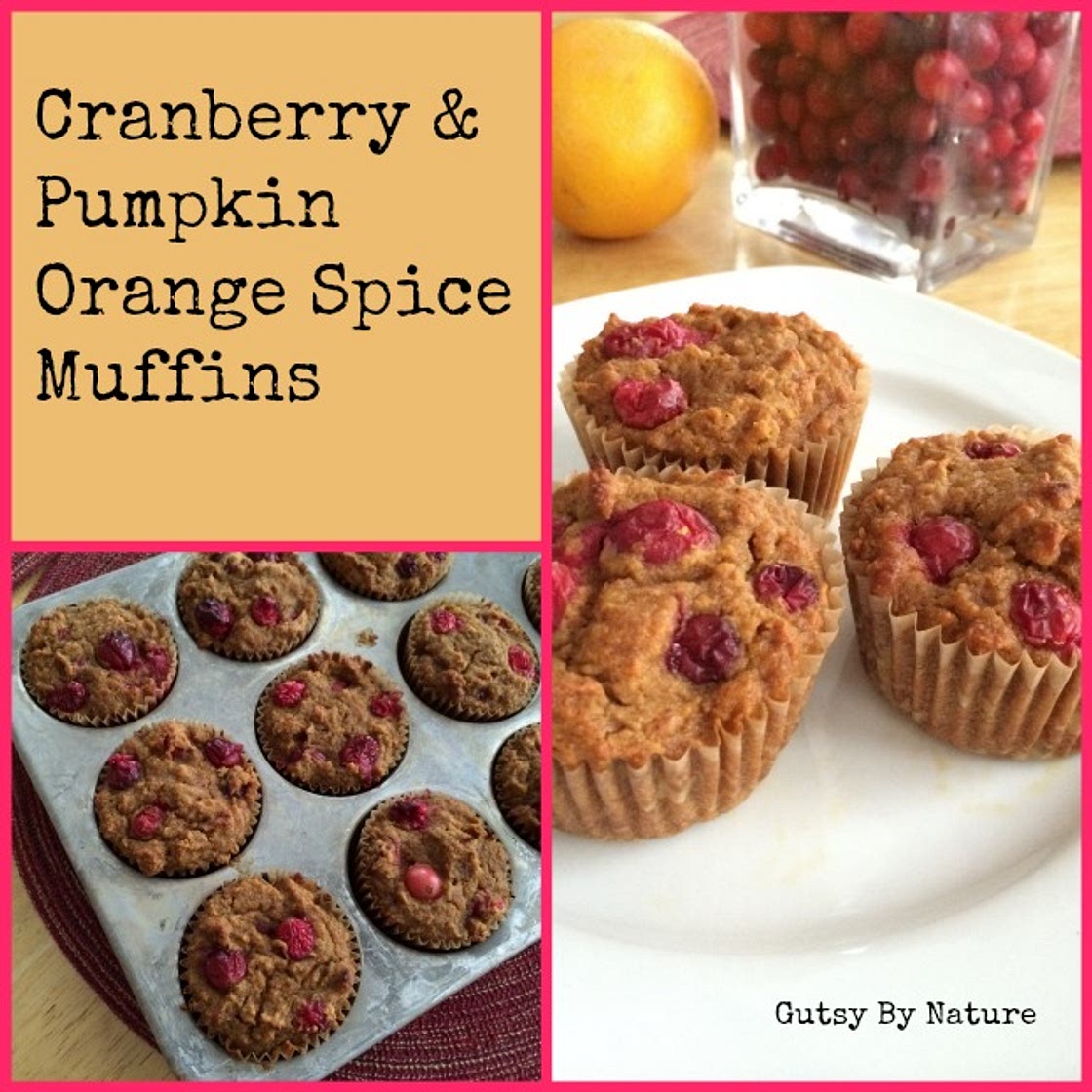 Cranberry Pumpkin Orange Spice Muffins (Grain Free, Dairy Free, Nut Free)