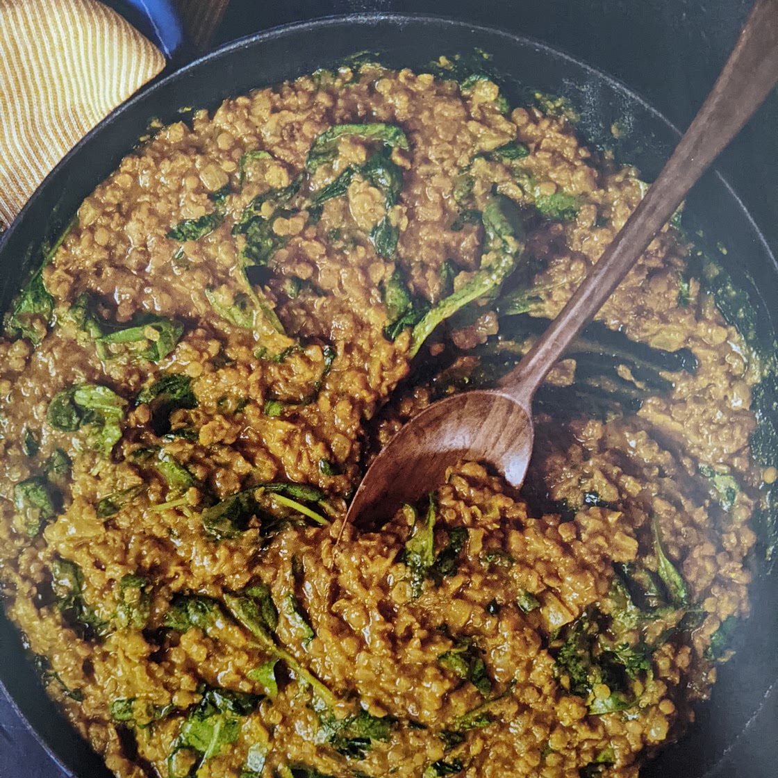 Easy red lentil Dahl