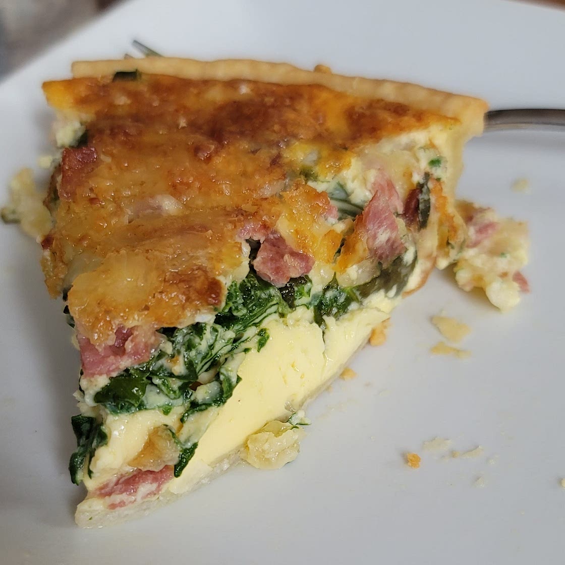 Quiche (Spinach/Turkey Bacon/Swiss)