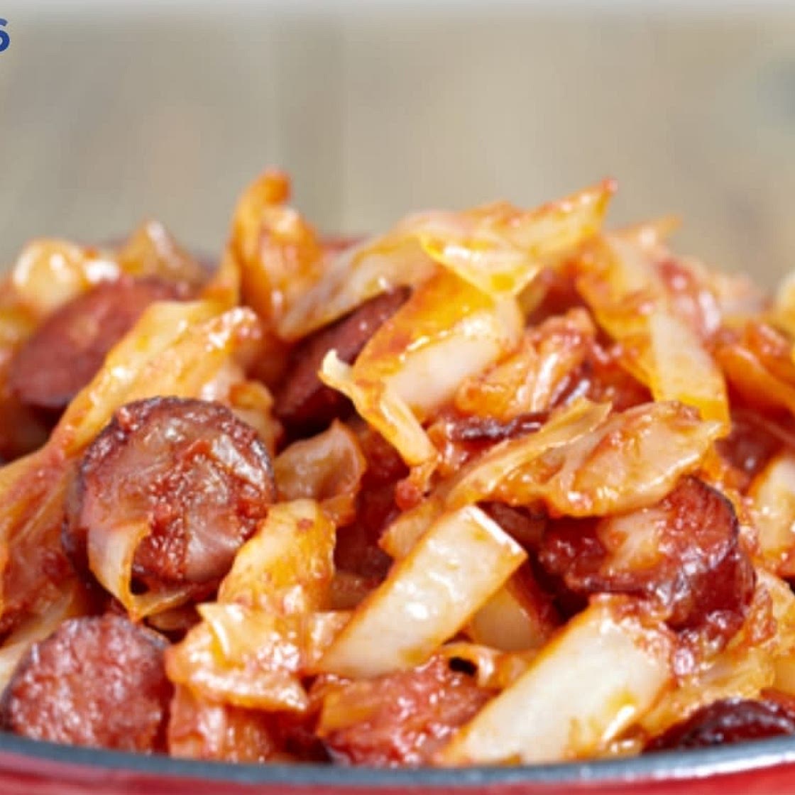 Easy Kielbasa and Cabbage Skillet