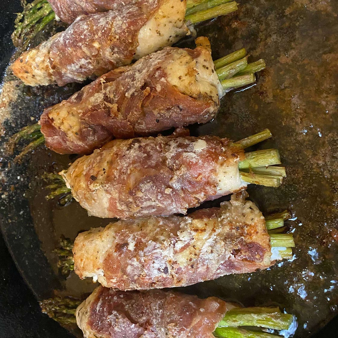 Prosciutto-Wrapped Chicken with Asparagus - Whole30, Paleo