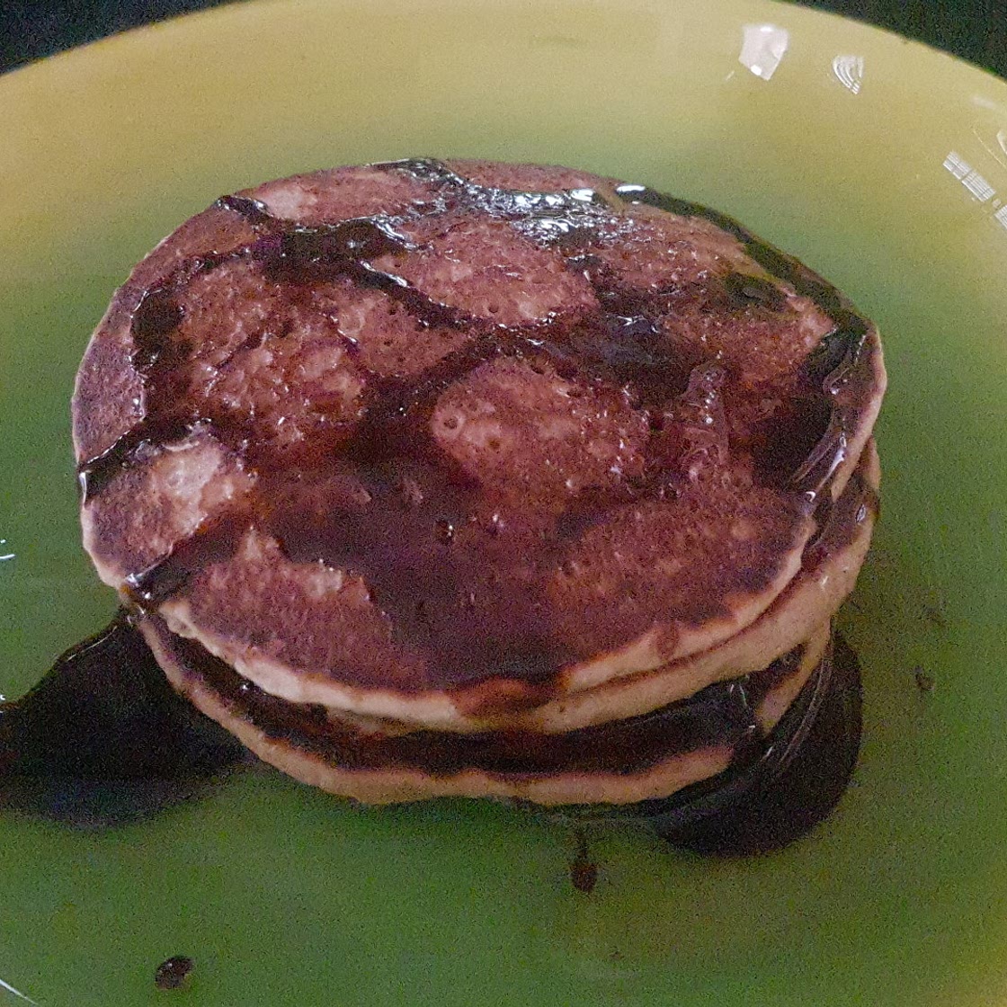 Eggless Banana Pancake
