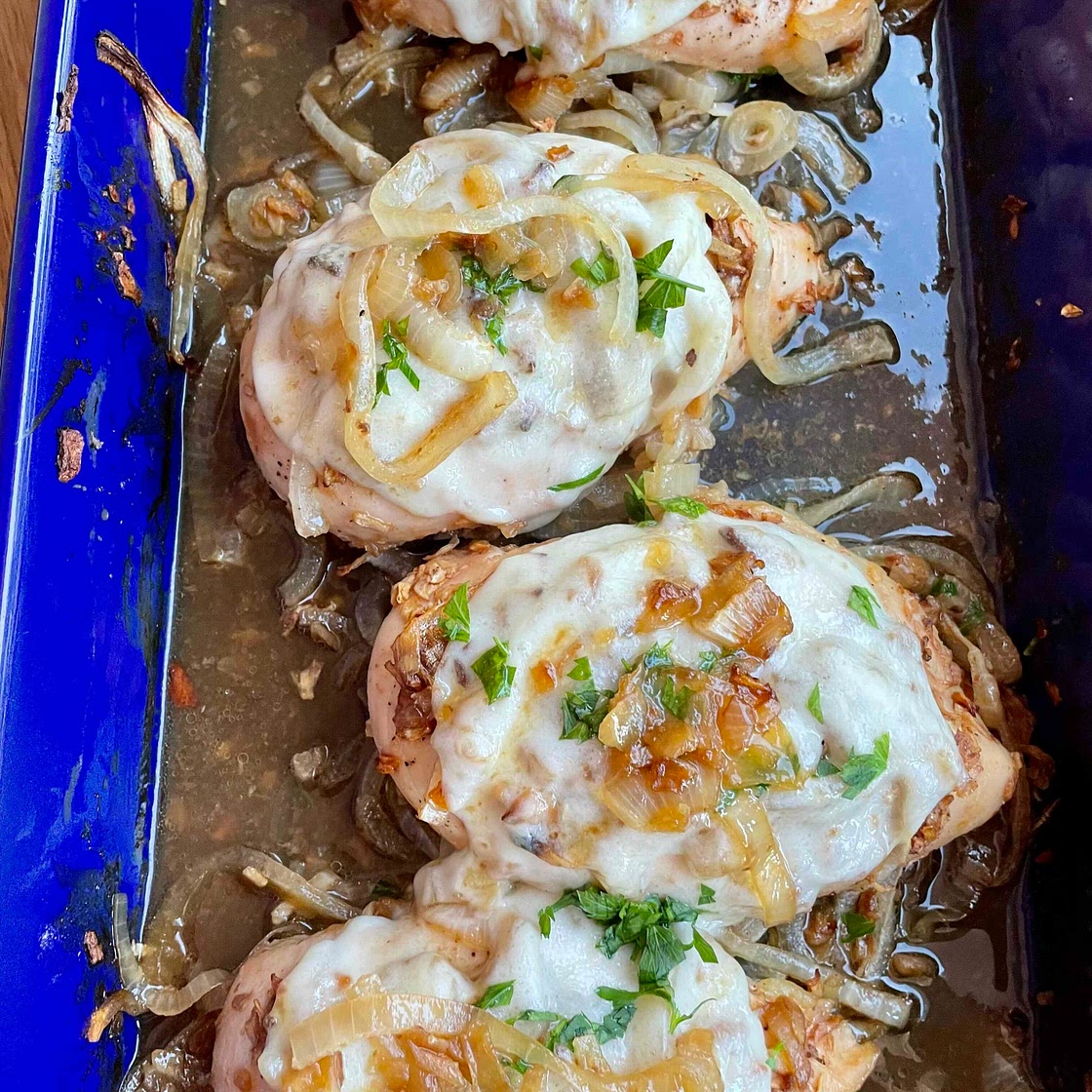Genies French onion chicken 