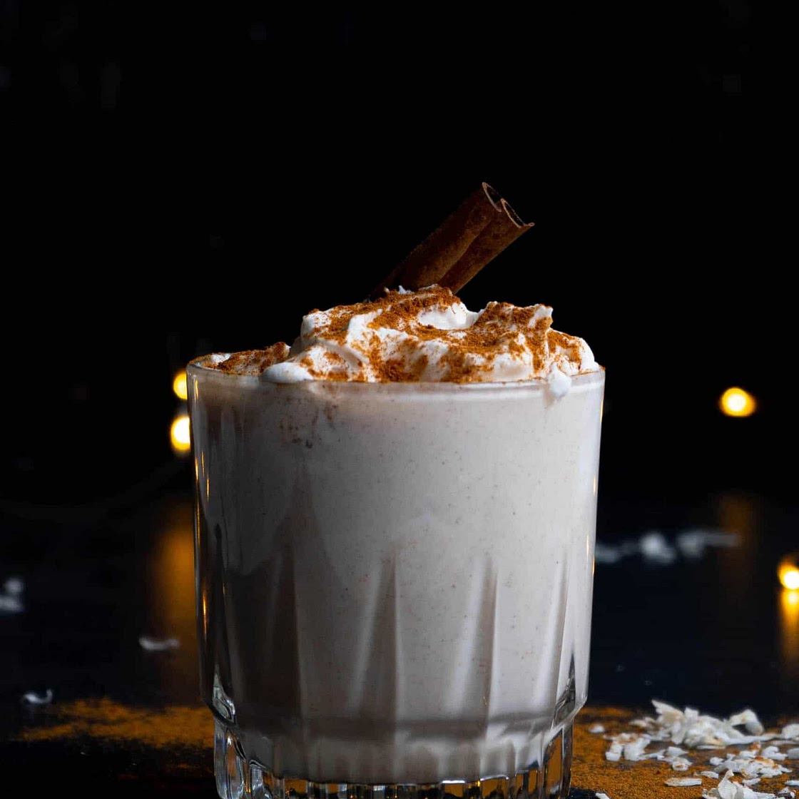 Puerto Rican Coquito (Vegan substitutes included)