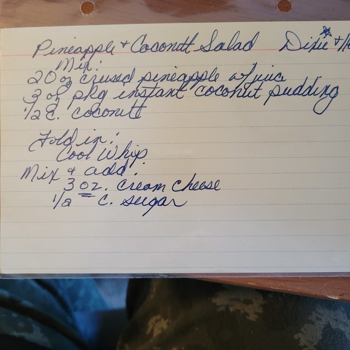 PINEAPPLE AND COCONUT SALAD