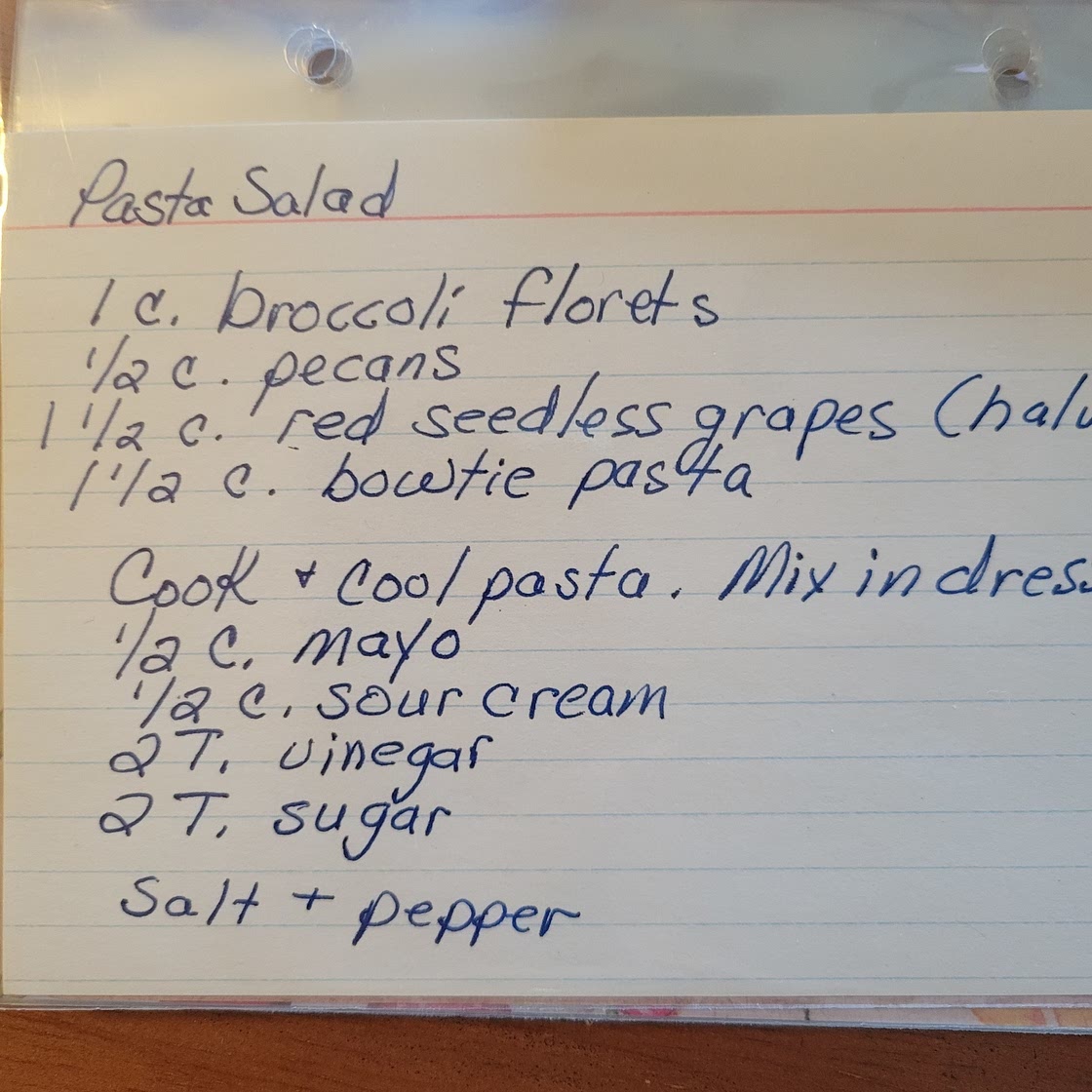 PASTA SALAD