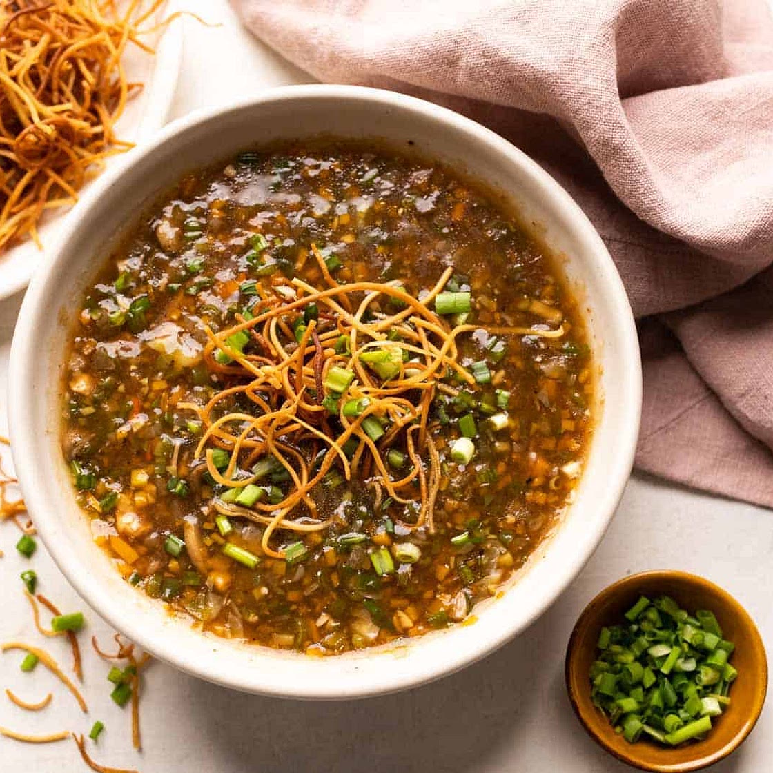 Homemade Chicken Manchow Soup