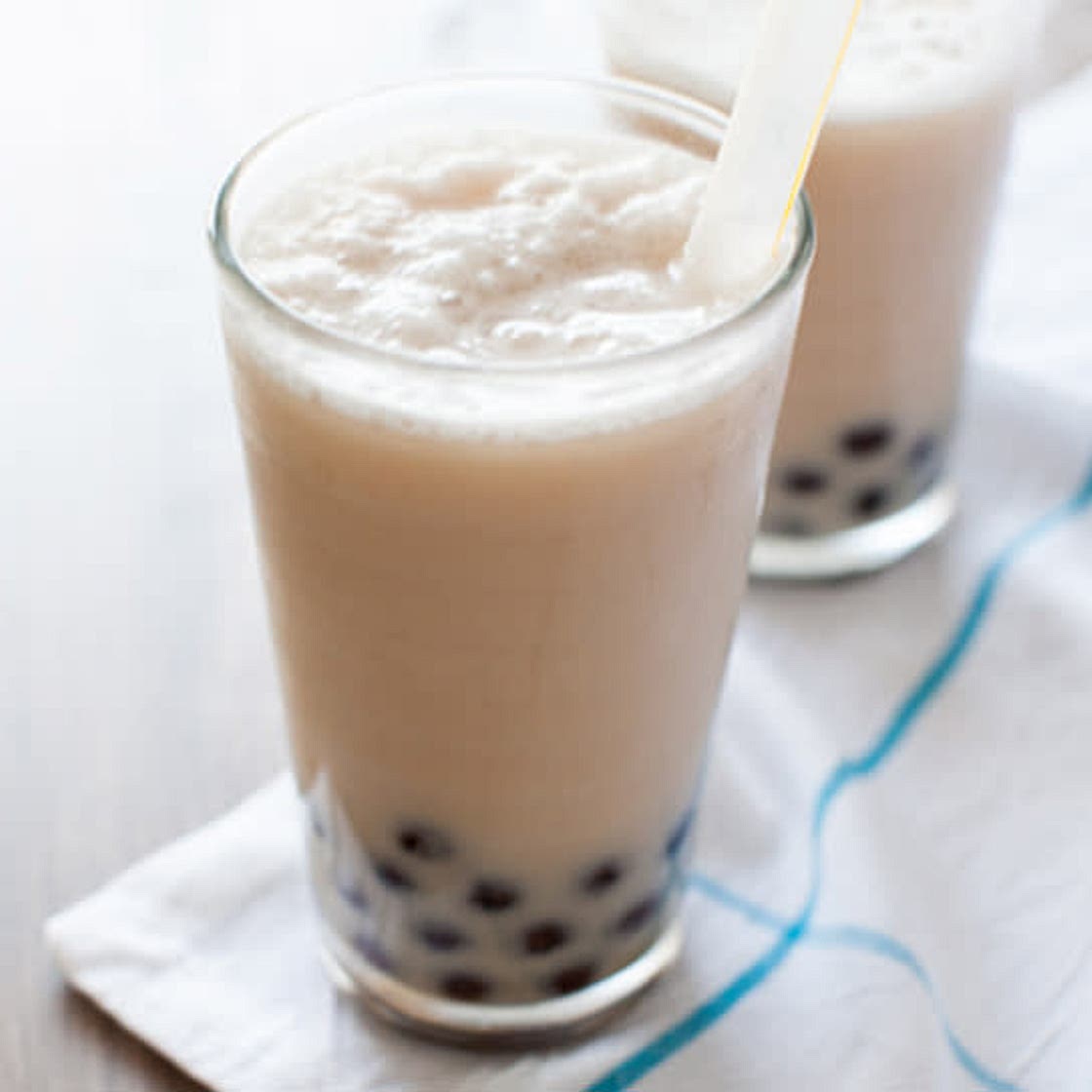 Coconut Bubble Tea Smoothie