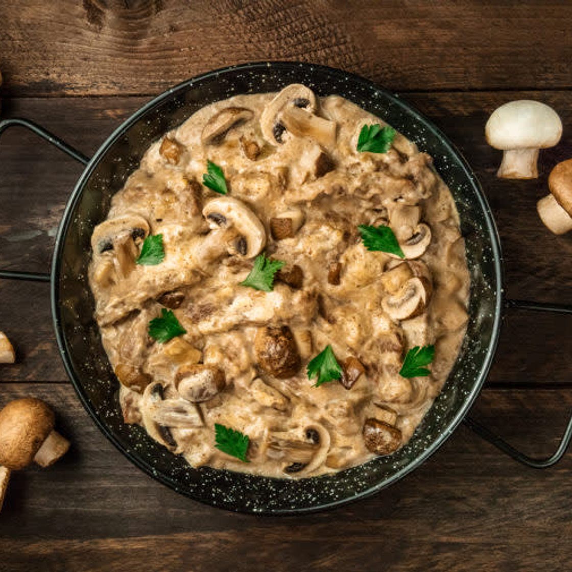 Le boeuf stroganoff