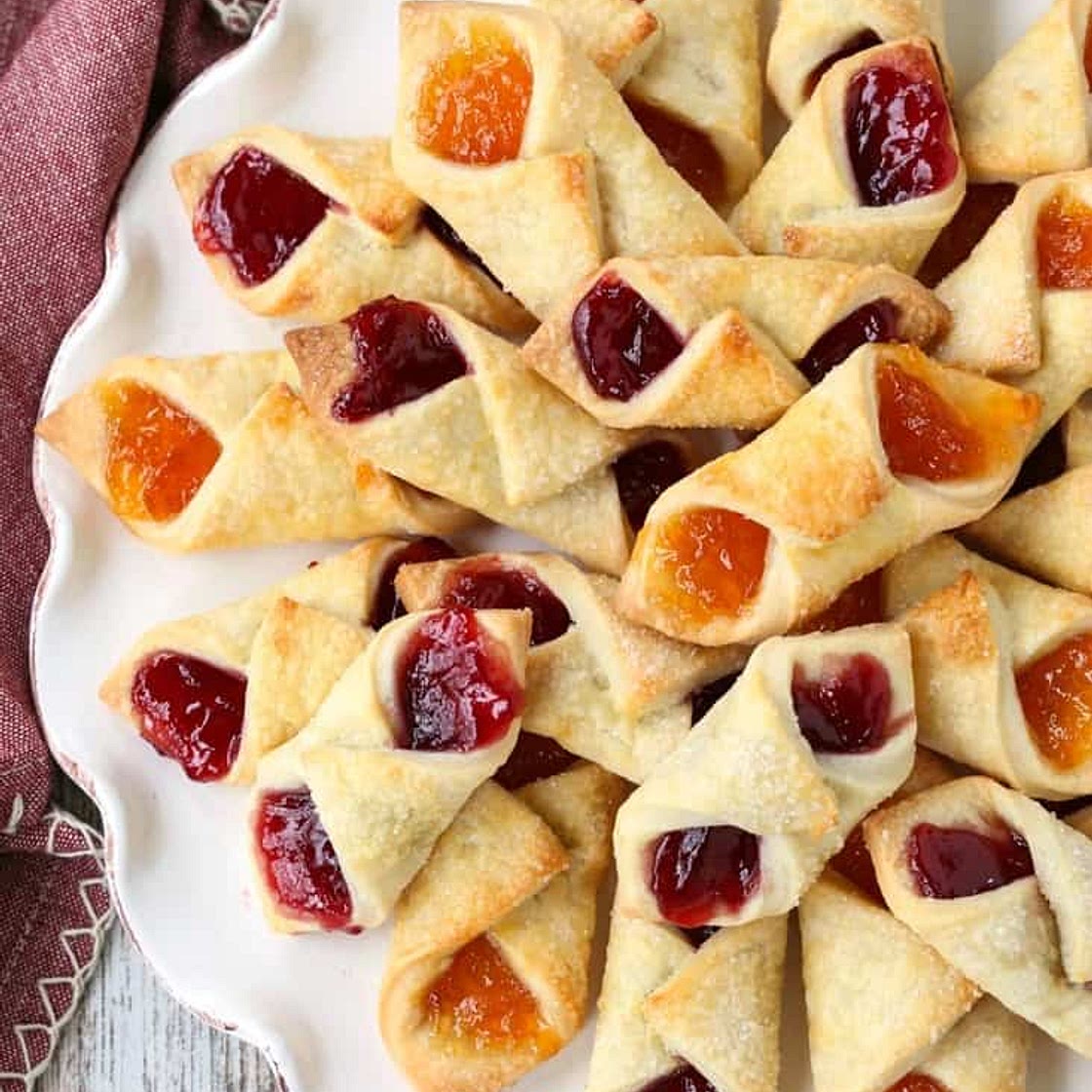 Polish Cream Cheese Cookies (Kolaczki)