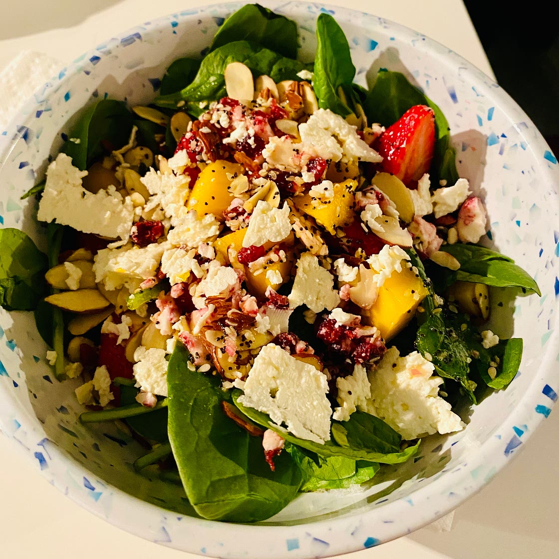 Baby Spinach and Strawberry Salad