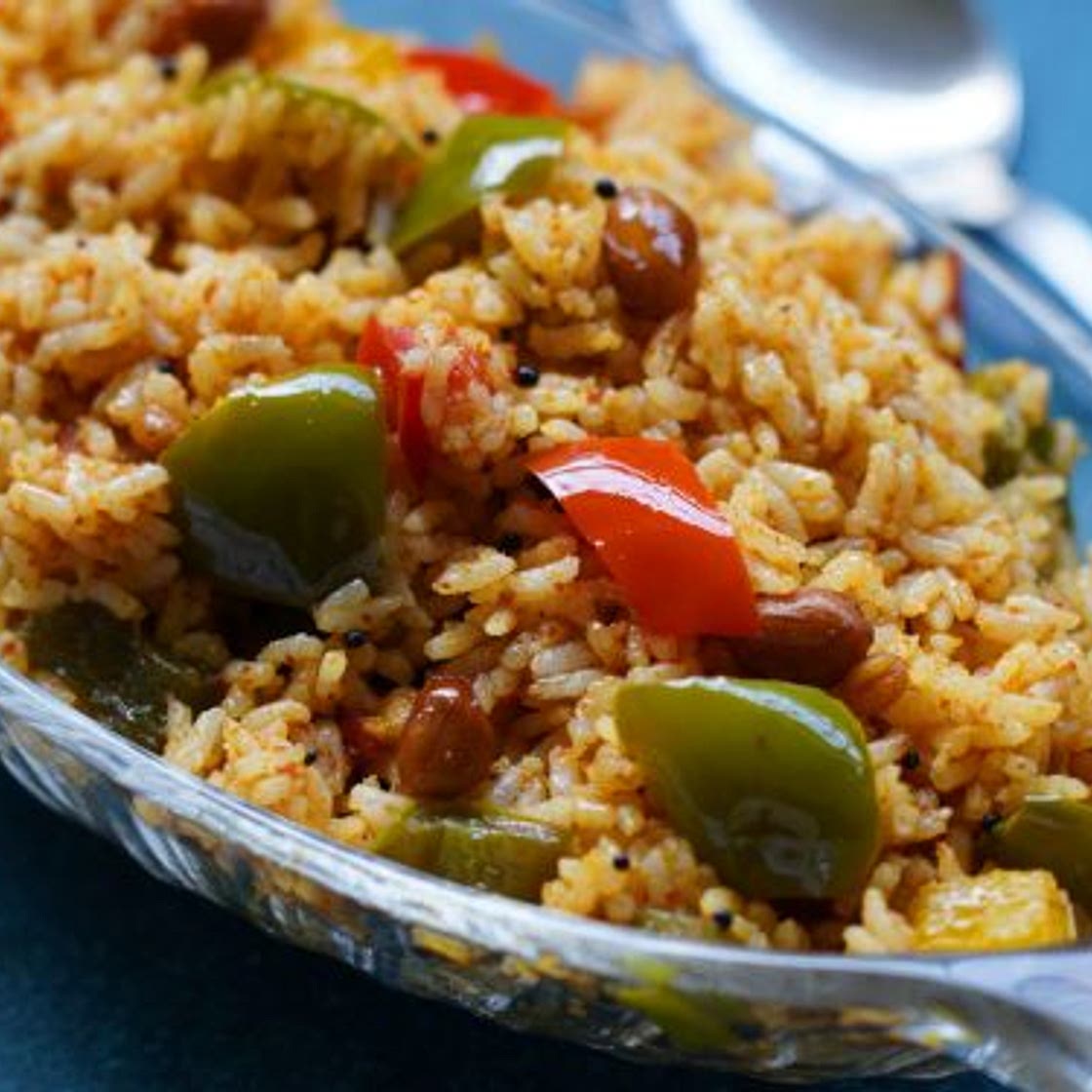 Easy capsicum rice