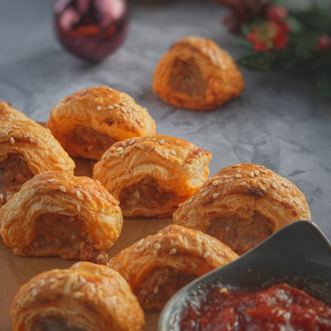 Nduja sausage rolls
