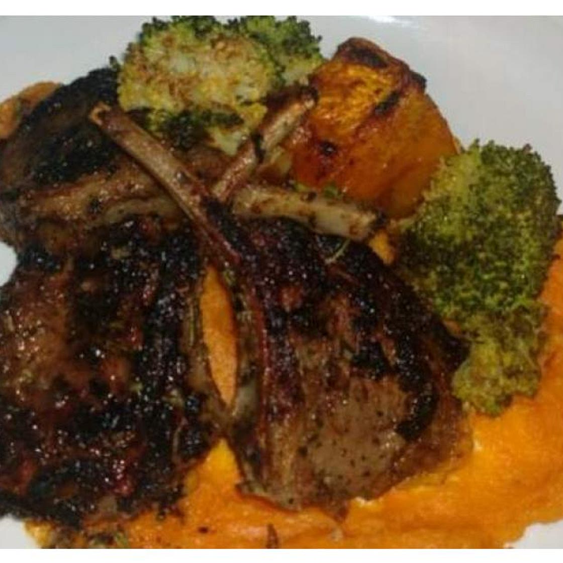 Balsamic lamb cutlets