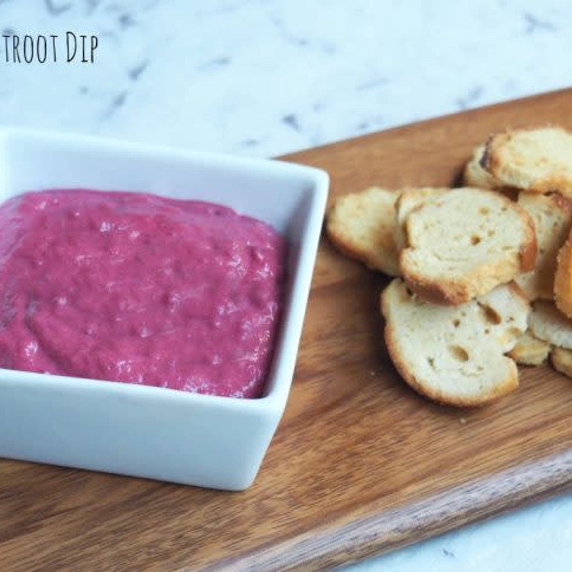 Quick beetroot dip