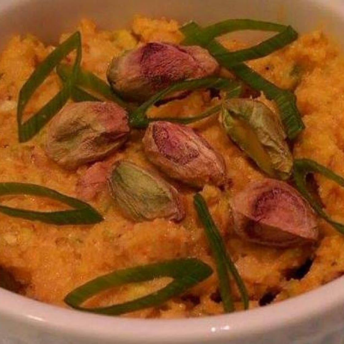 Pumpkin and pistachio dip 10 serves 61 calories high vit a *