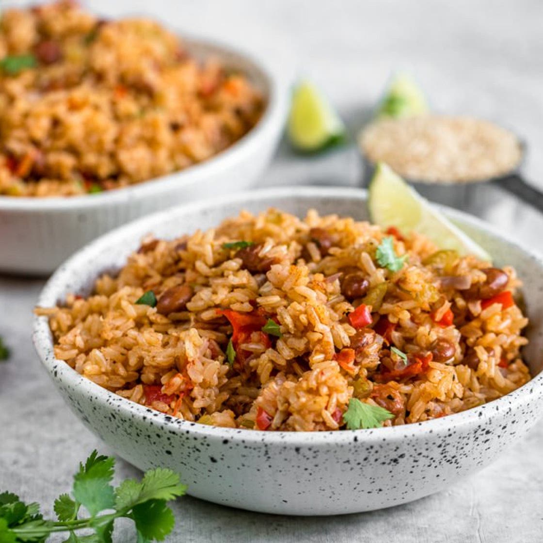 Vegan Spanish Inspired Rice and Beans