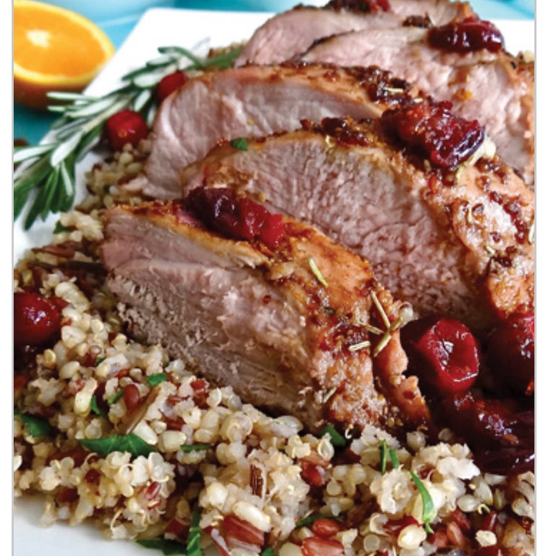 Cranberry-Balsamic Roasted Pork Tenderloin