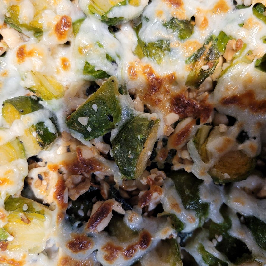 Everything Bagel Seasoned Brussel Sprouts