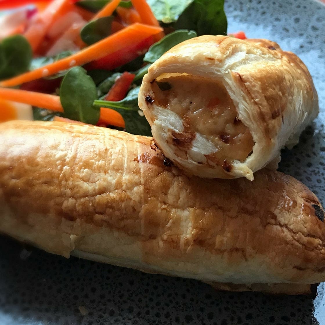 Sweet Chilli and Soy pork Sausage Rolls