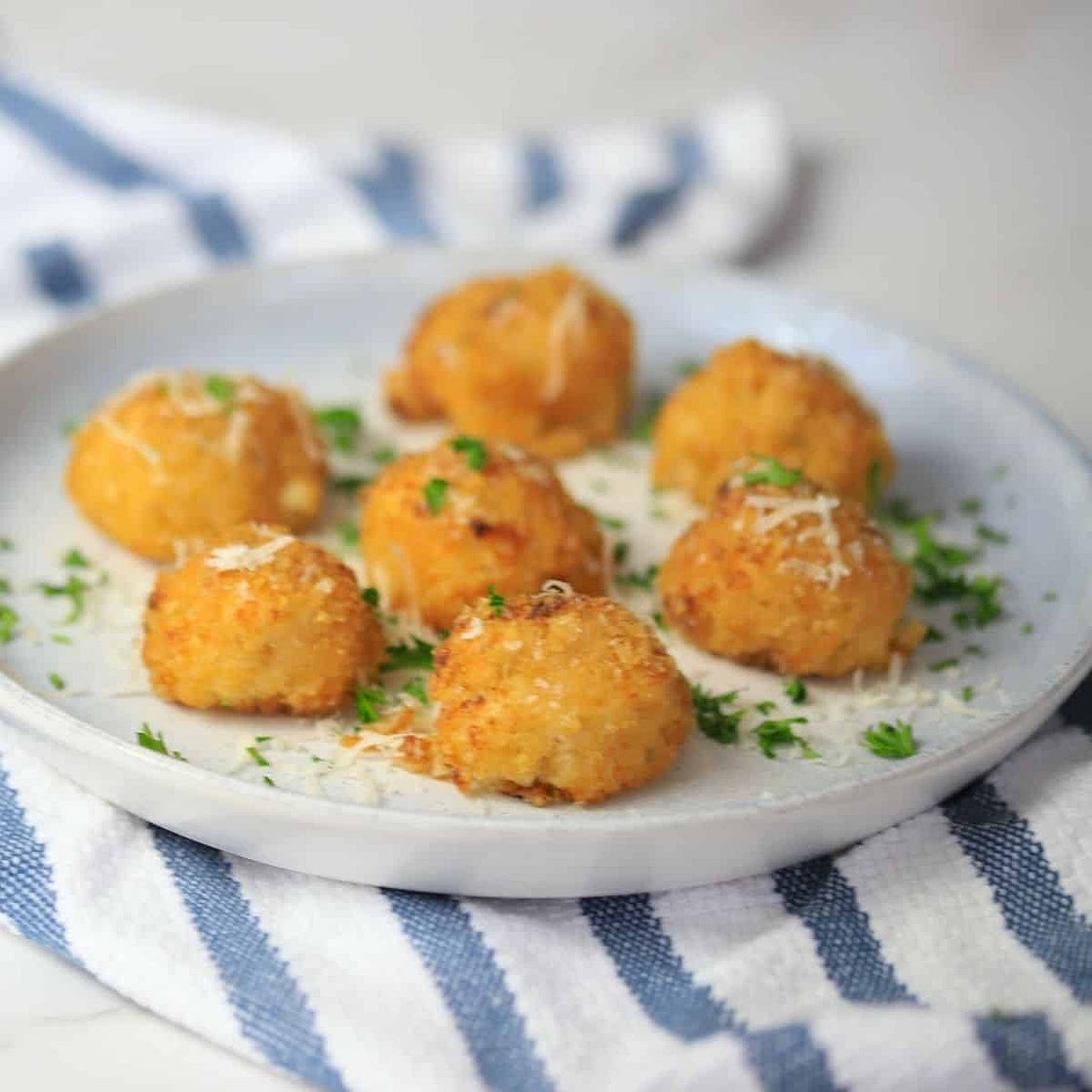 Air Fryer Cheese Cauliflower Balls