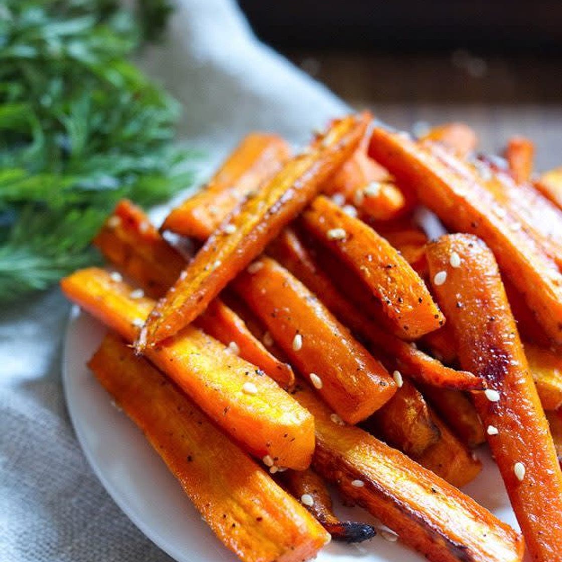 Fried Sesame Carrots