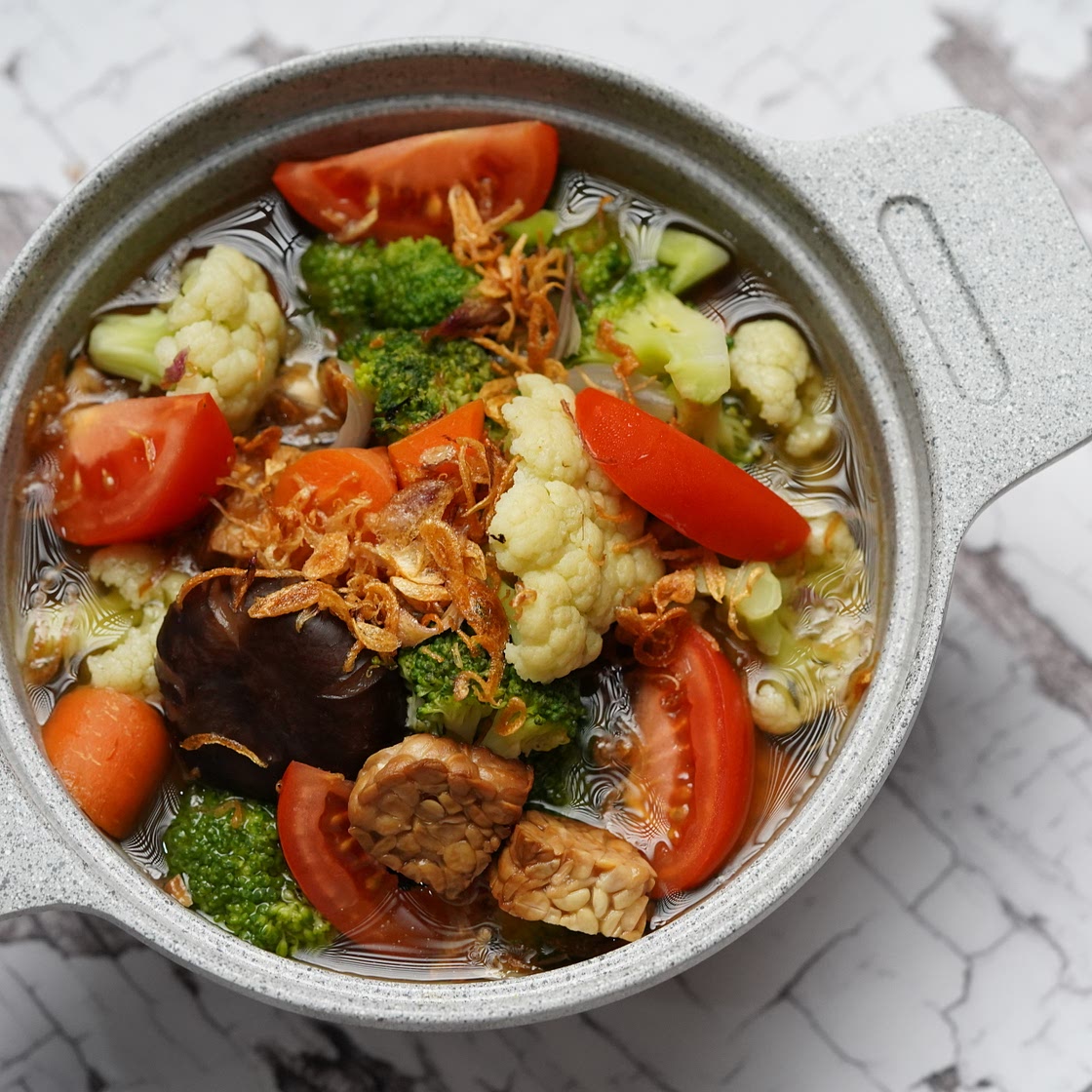 Sop Sayur Rempah (Oilless Spicey Veggie Soup)