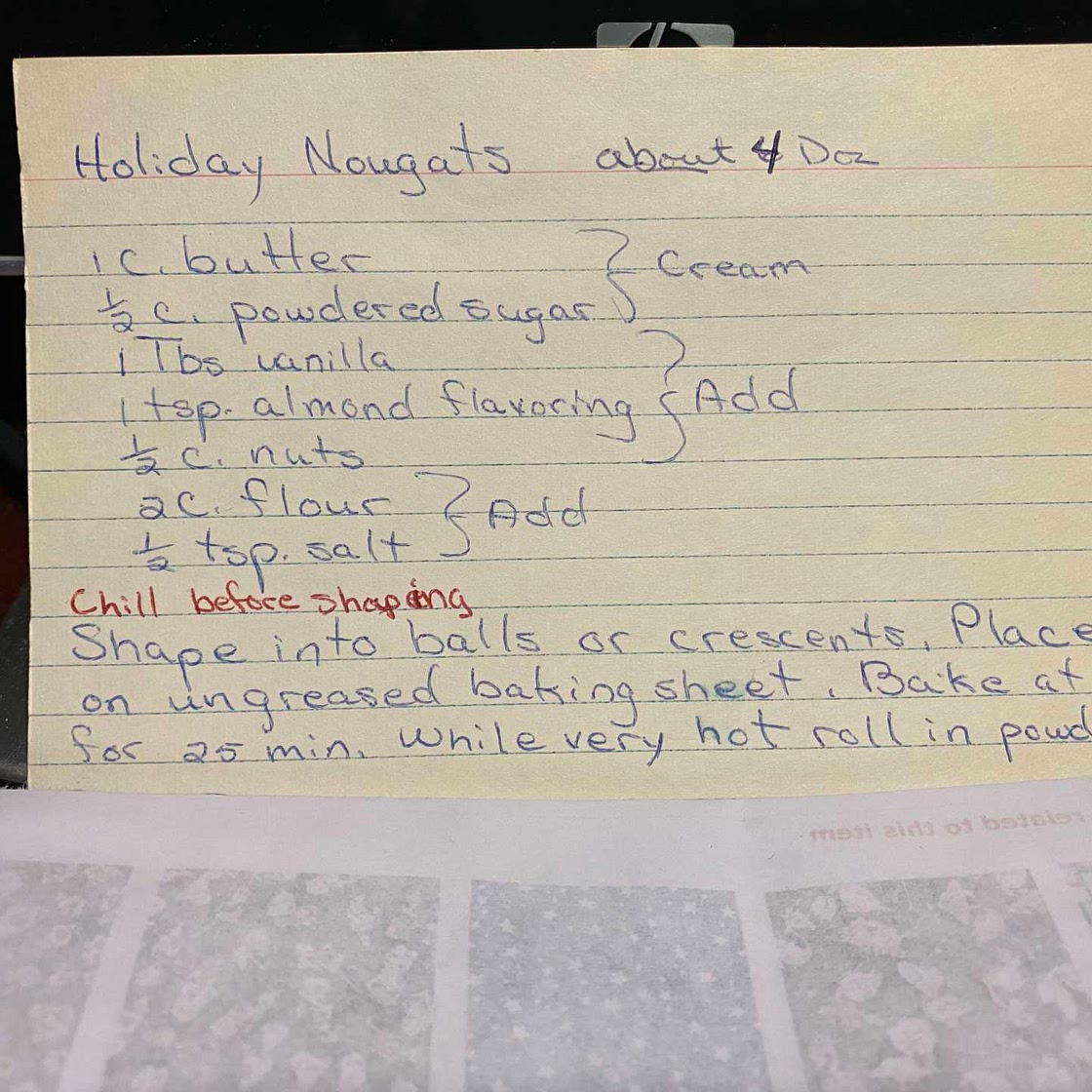 Aunt Ida’s Holiday Nut Cookies