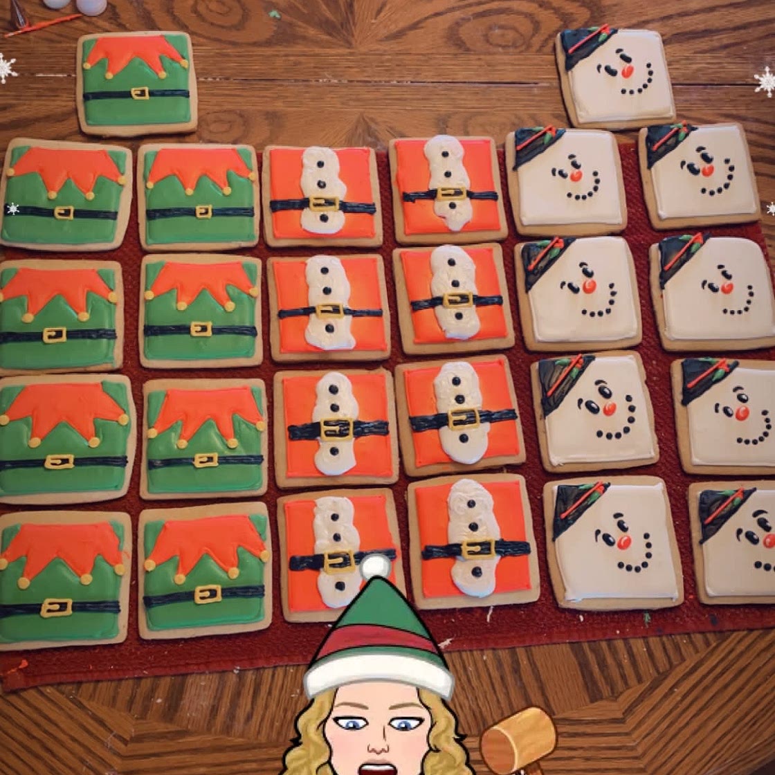 Cut out sugar cookies
