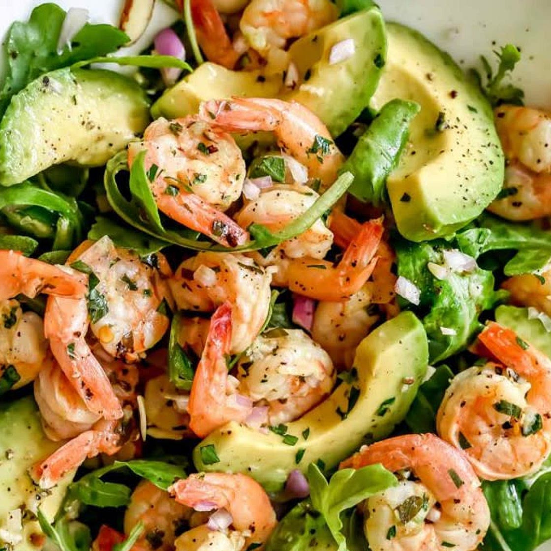 salade de crevettes