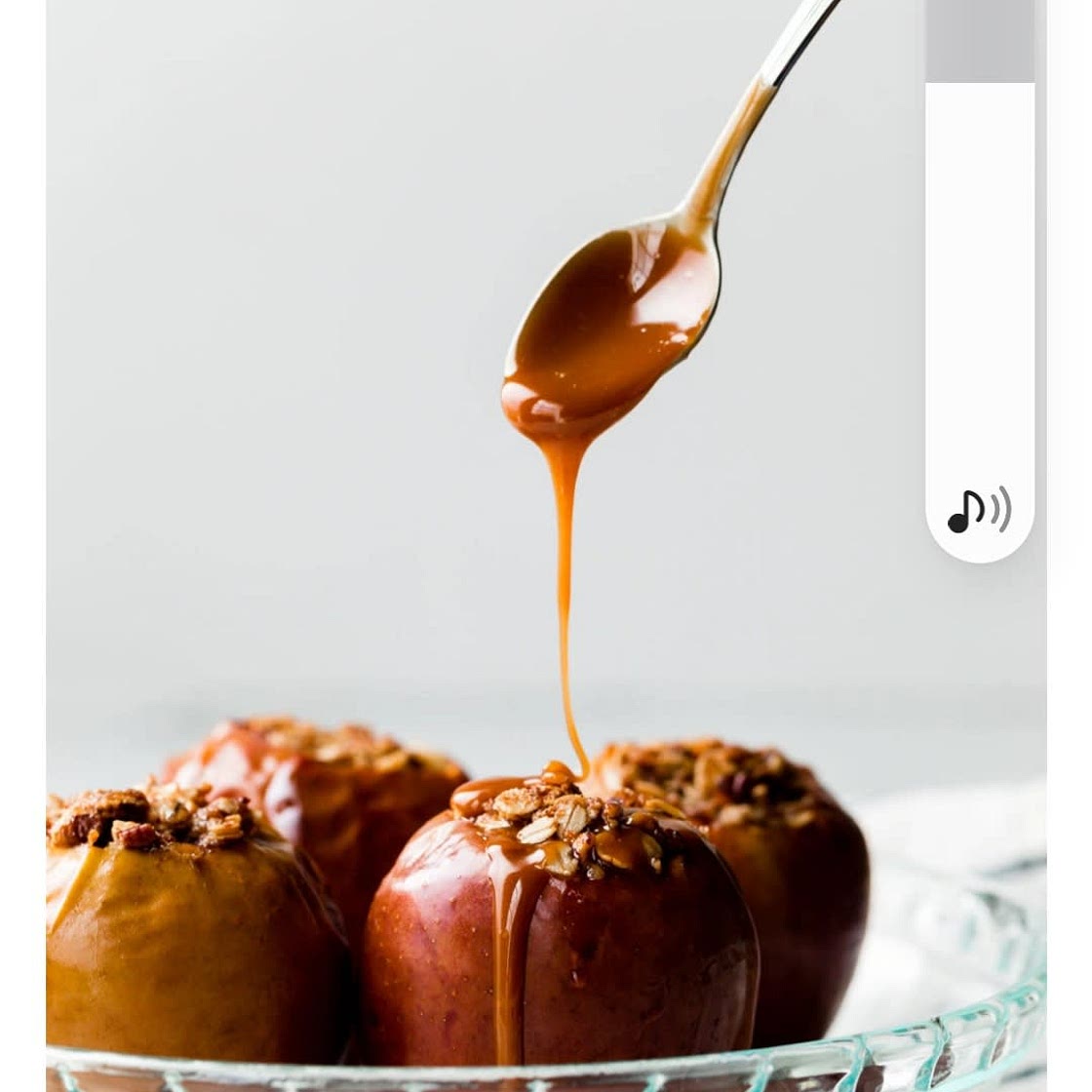 Baked apple