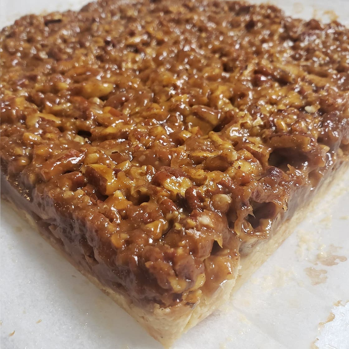 Pecan Shortbread Squares