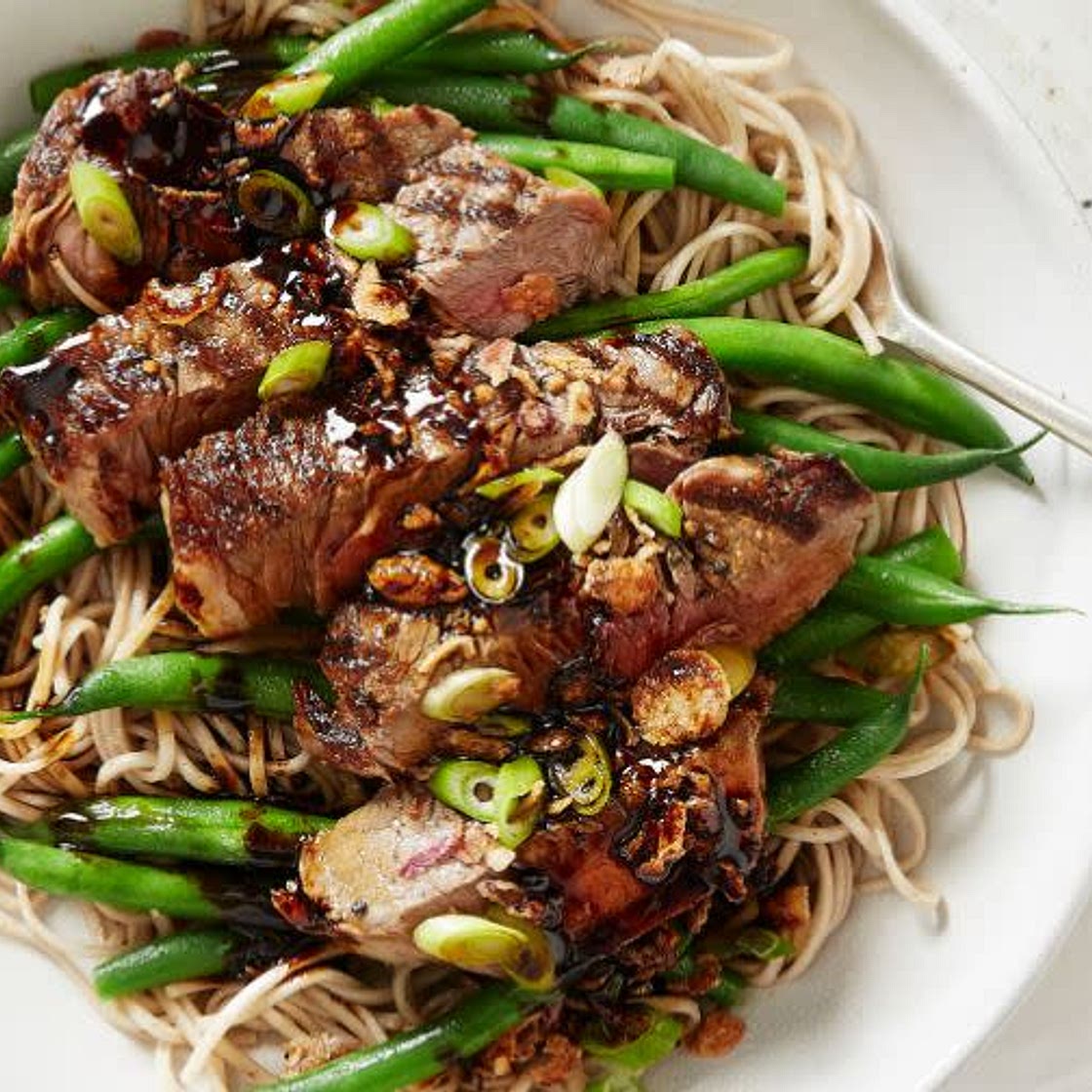 Japanese Beef Soba Noodle Bowl