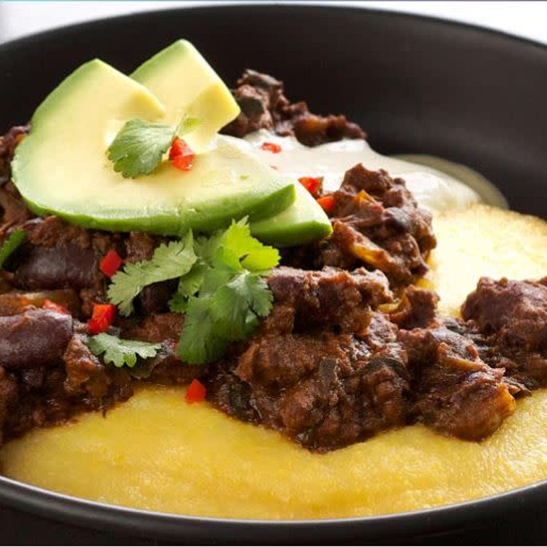 Chilli Con Carne with Soft Polenta