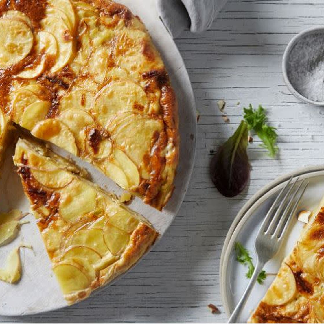 Potato Tortilla with Spanish Salad