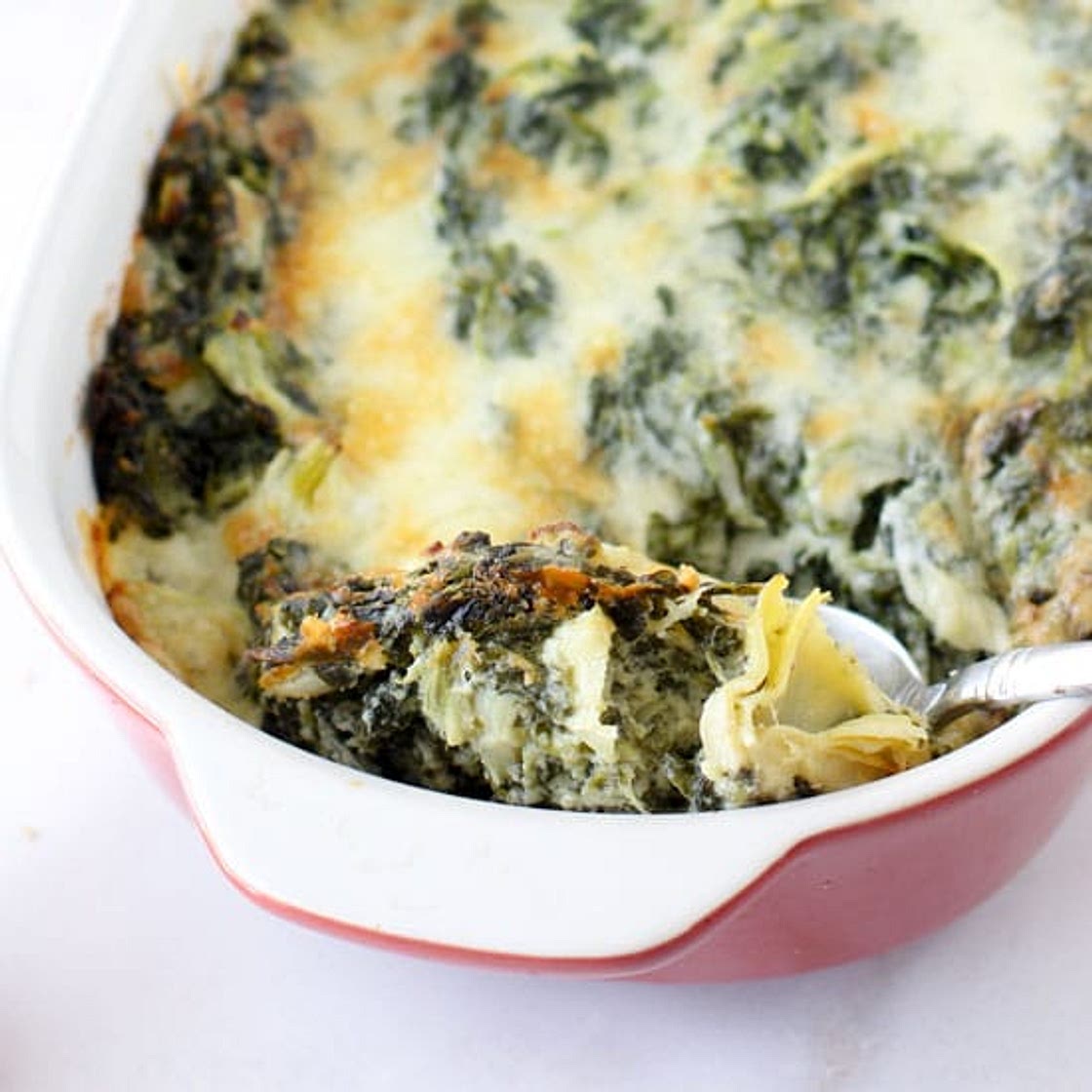 Healthy Spinach Artichoke Dip