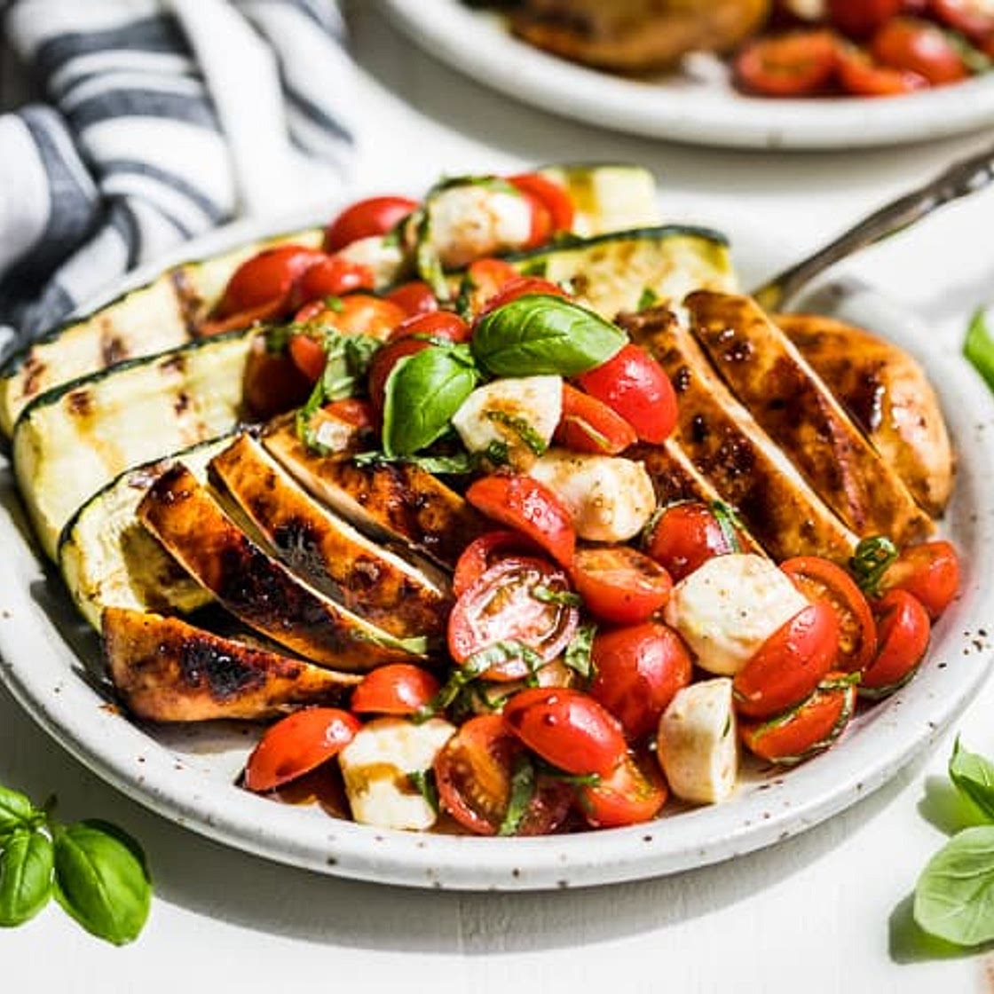 Grilled Chicken Caprese