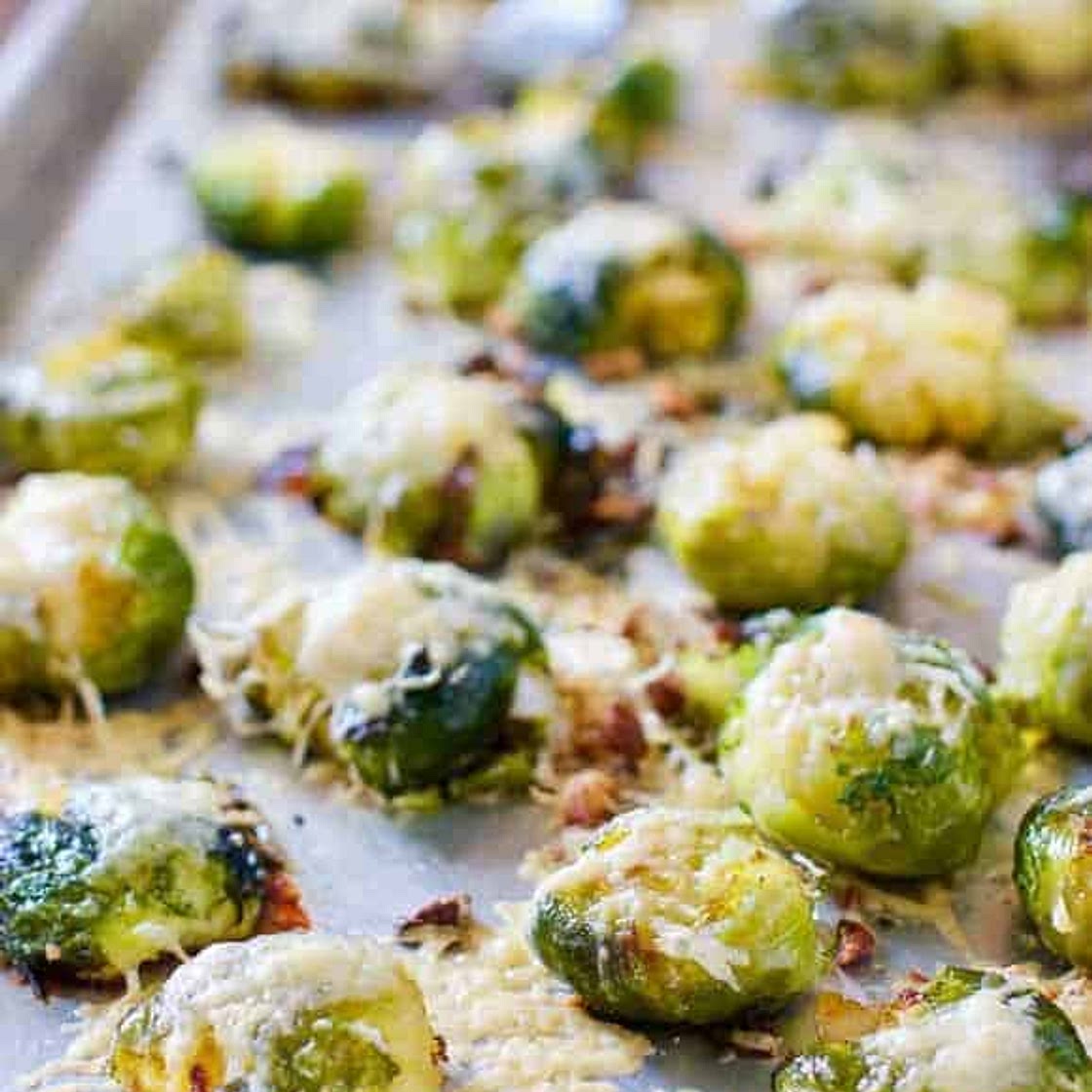 Smashed Brussels Sprouts
